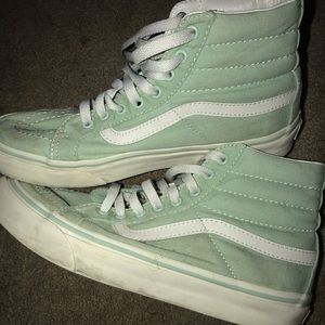 Teal Vans Classic Hightop